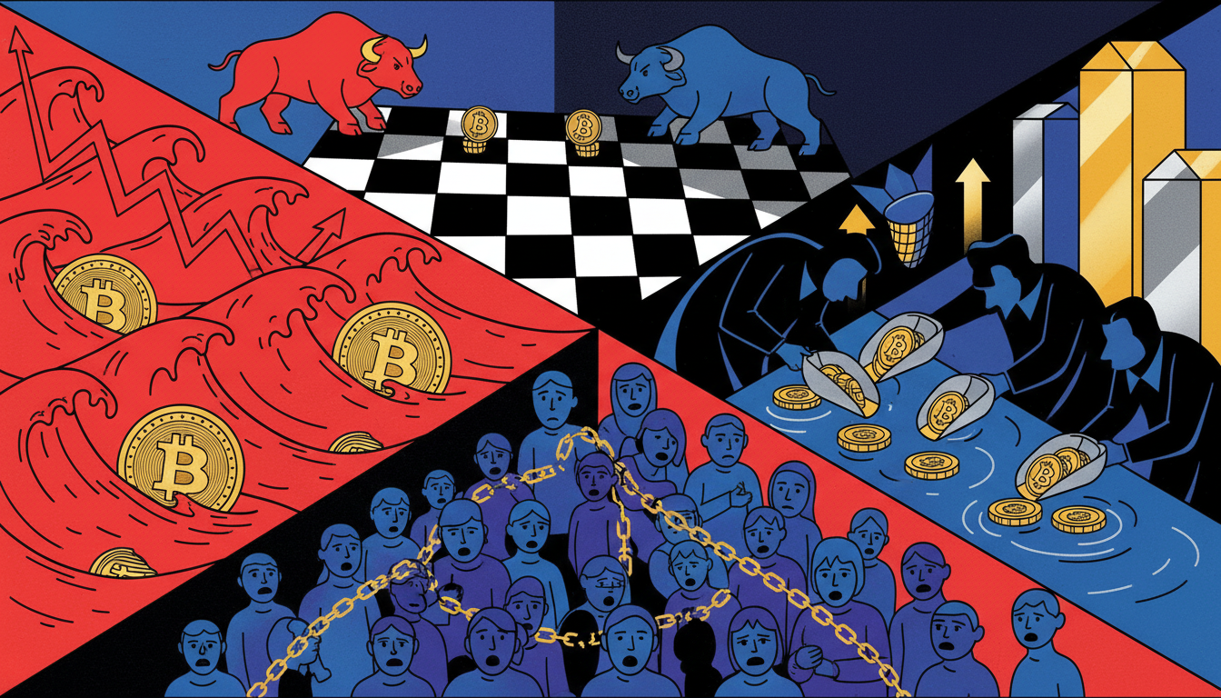 三成比特币深度浮亏与机构逆势囤币