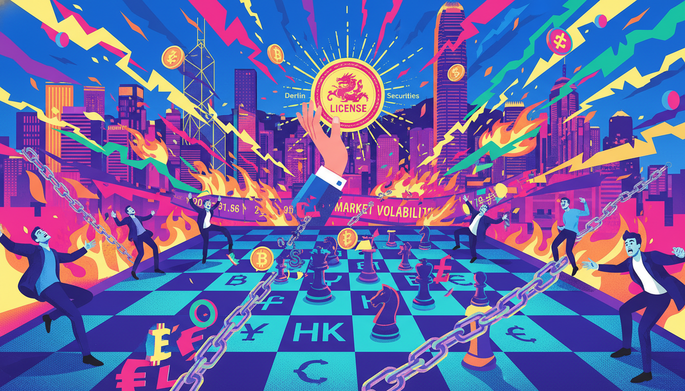 The market impact of Derlin Securities obtaining a virtual asset brokerage license in Hong Kong.