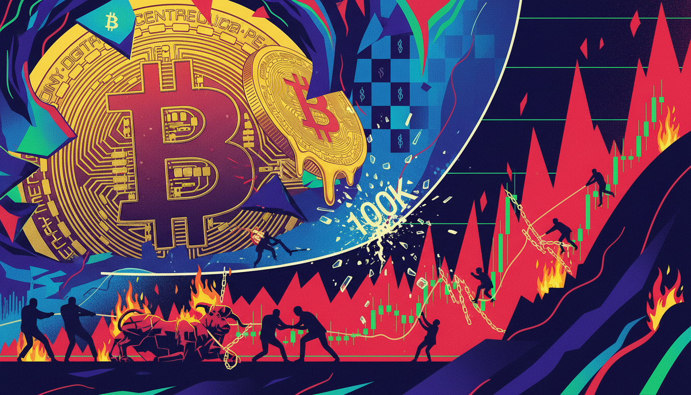 Bitcoin falls below $100,000: Is it a bubble burst or the starting ...