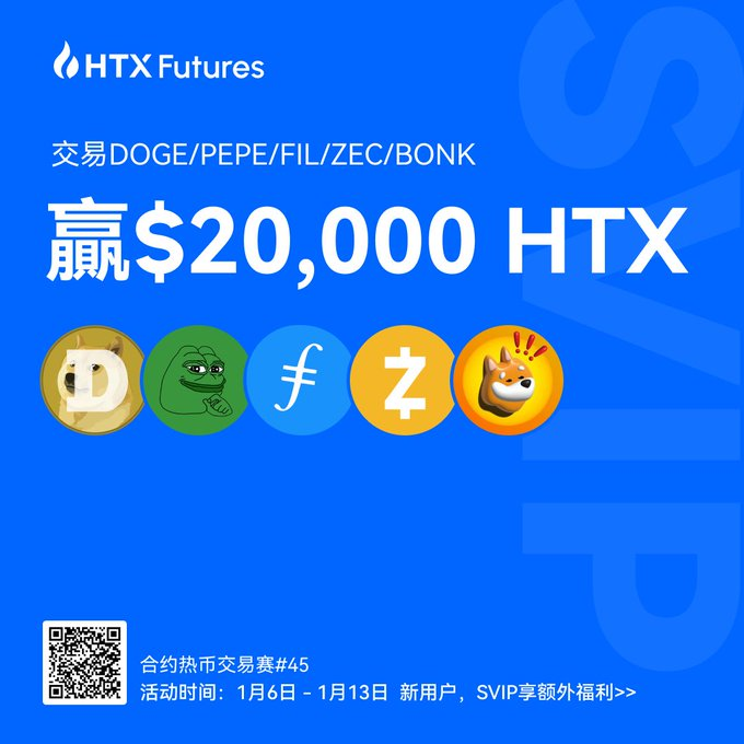 🚀 2026 合约双击:HTX $30,000 奖池连环炸!DOGE/PEPE 领衔,BROCCOLI 接棒_aicoin_图1 🚀 2026 合约双击:HTX $30,000 奖池连环炸!DOGE/PEPE 领衔,BROCCOLI 接棒_aicoin_图1