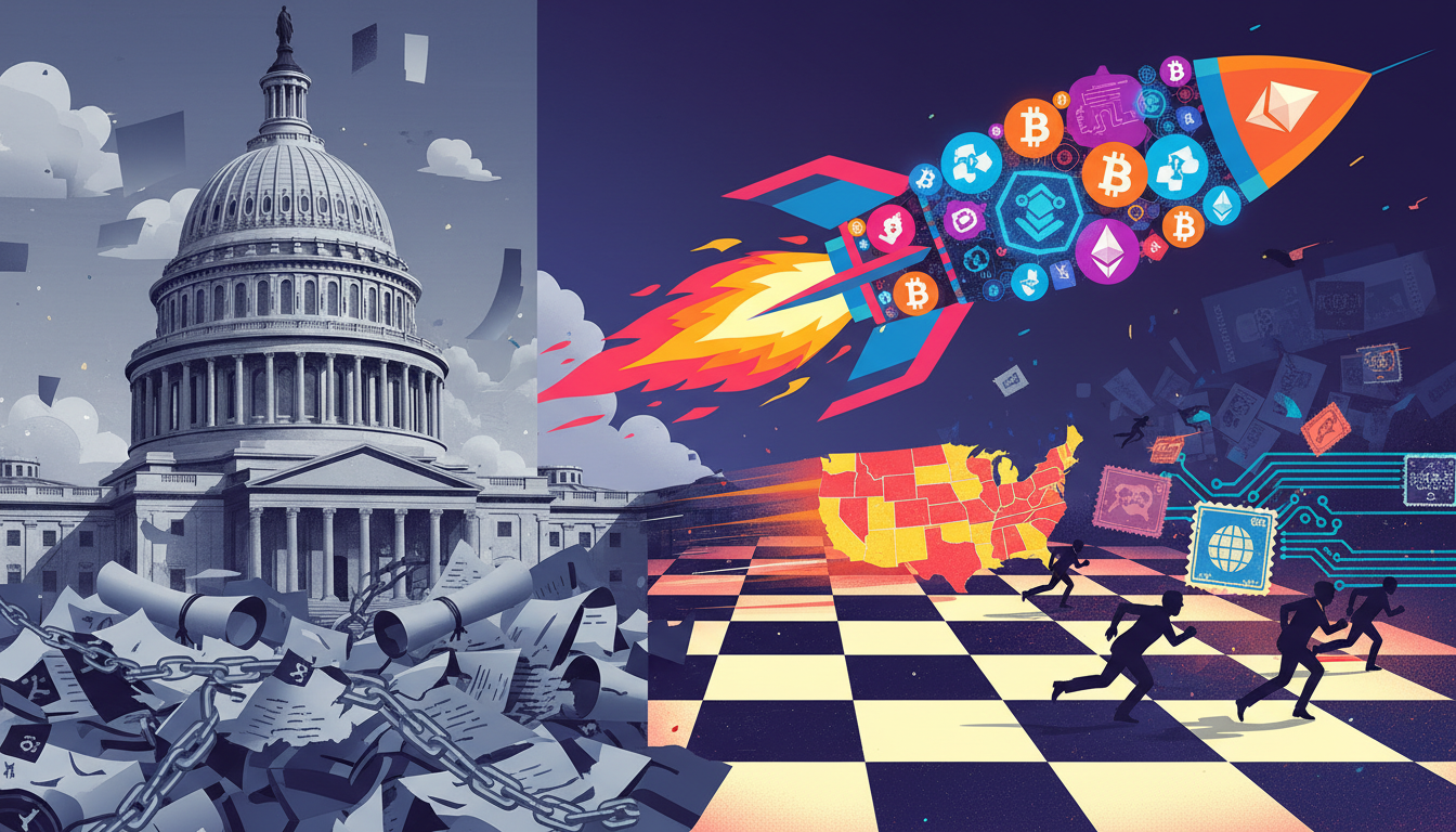 国会刹车与牌照狂奔：加密合规的两条路