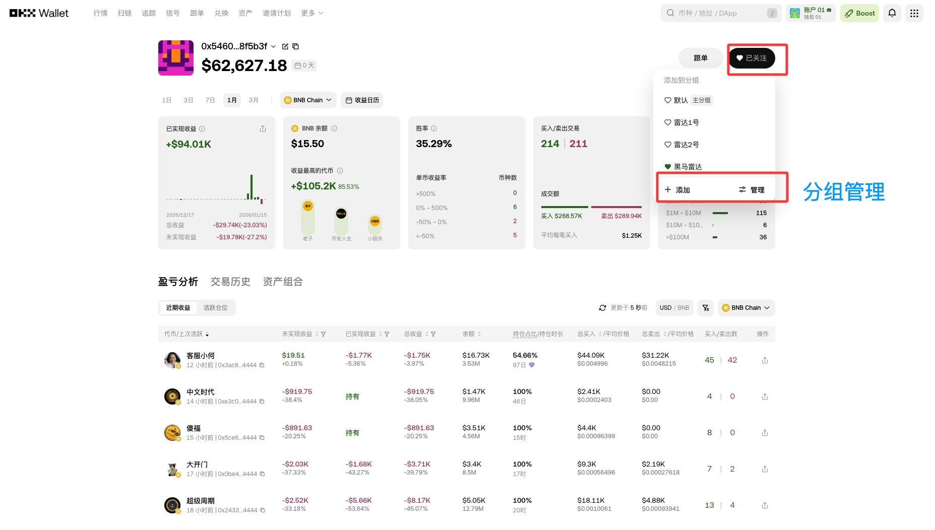 2026 Smart Money Hunting Manual: Filtering Chapter—Address Analysis + Win Rate Insight, Avoid Bots, Lock onto True Whales!_aicoin_Image5