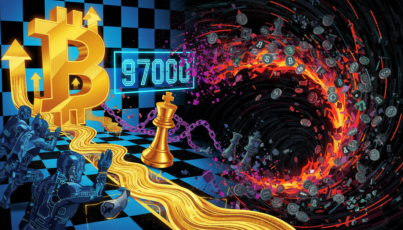 Bitcoin surges to 97,000: Institutions scoop up and altcoin liquidation