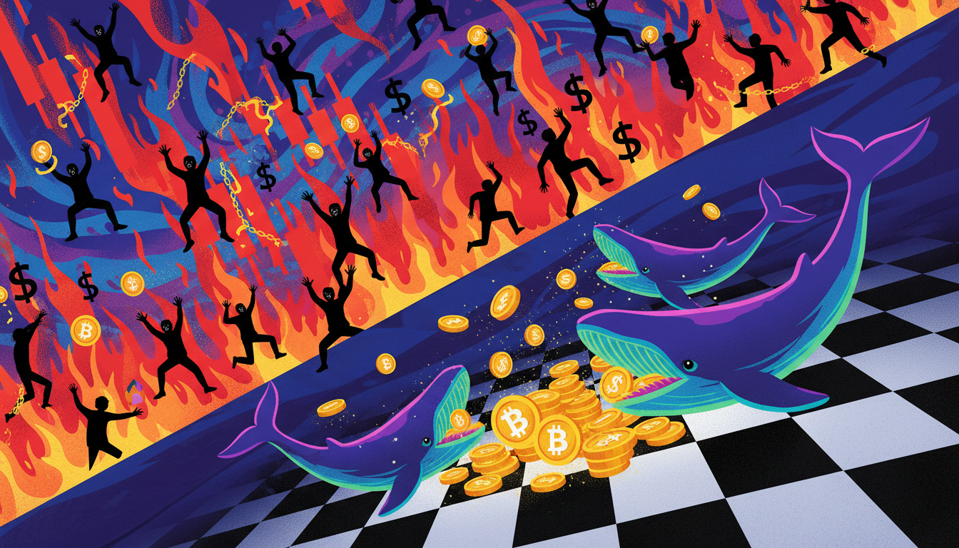 黑色星期一时刻：巨鲸抄底与散户爆仓