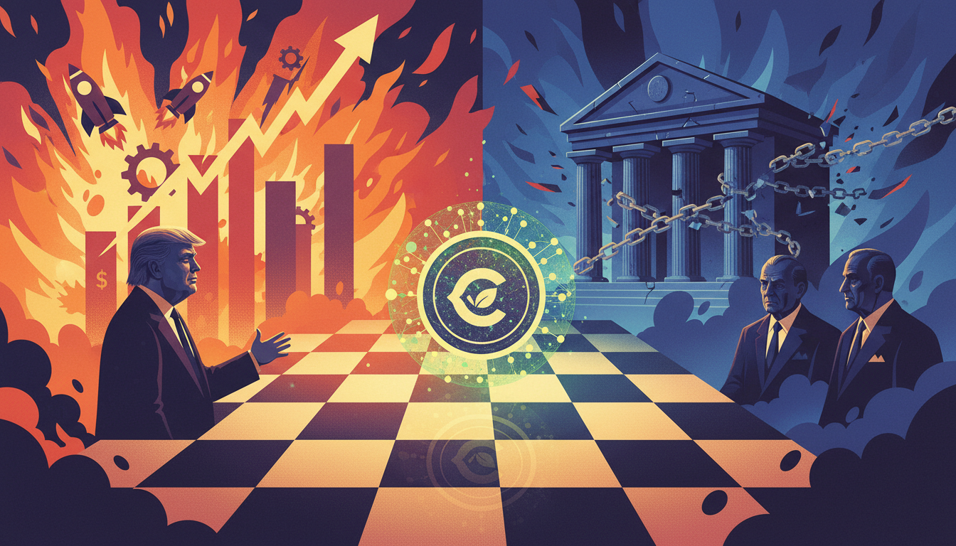 特朗普乐观预言与Celo加速重组的分岔路