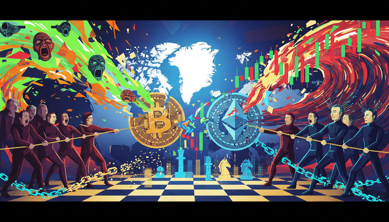 格陵兰风声与币价震荡：谁在主导行情