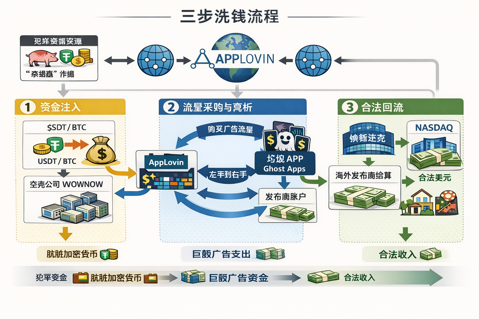 Capitalwatch 做空 AppLovin：诈骗帝国的洗钱流程浮出水面？_aicoin_图5
