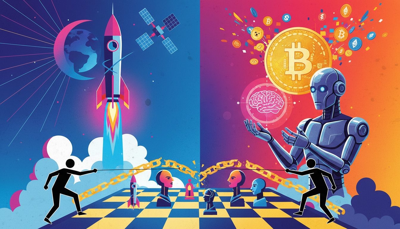 SpaceX's Super IPO is imminent: funds are swaying between technology and cryptocurrency.