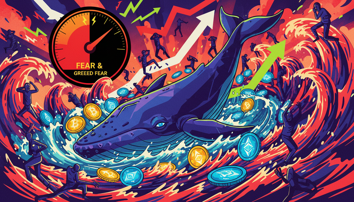 When the panic index reached 24 points, a giant whale splurged 59 million.