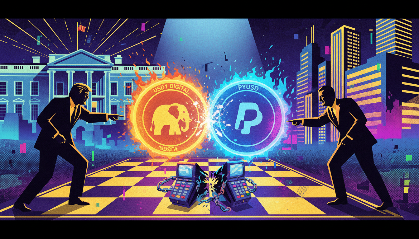 特朗普家族押注USD1：对垒PayPal的赌局