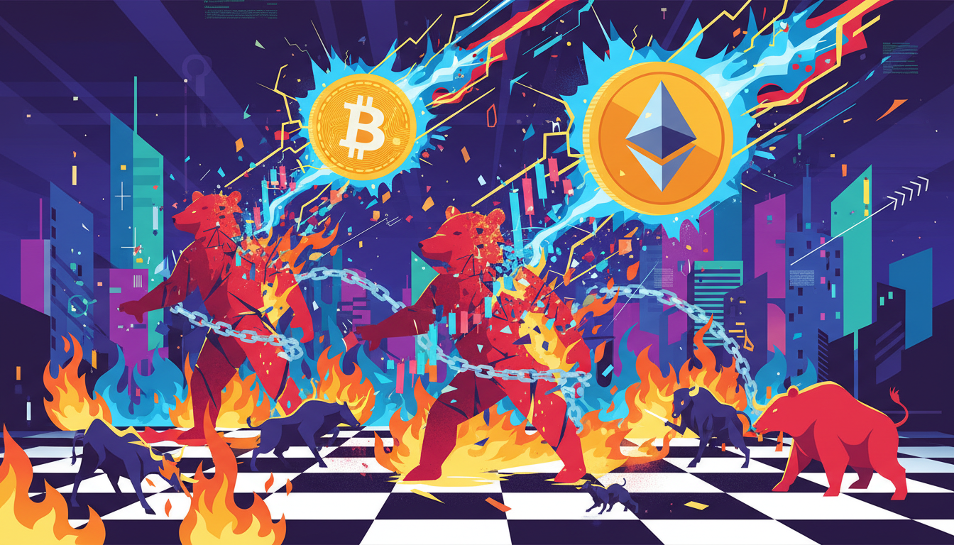 BTC and ETH both break through: Short positions liquidated ignite the market.