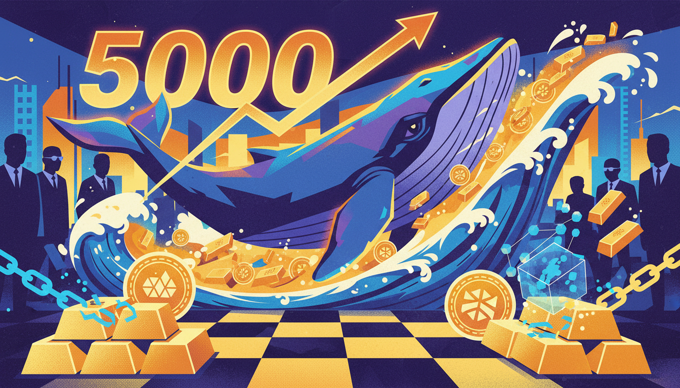 Whales are rushing to acquire XAUT: Tokenized gold is heating up.