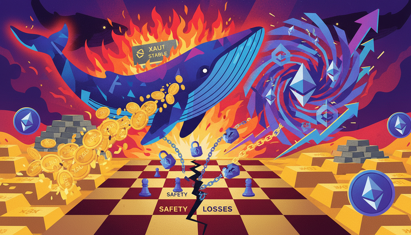 巨鲸抄底XAUt与ETH：资金在押注什么