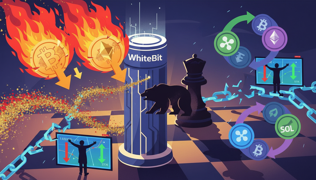 比特币ETF巨额失血与俄制裁WhiteBit的联动效应