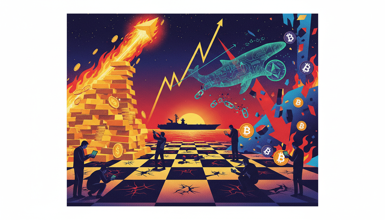 黄金直冲5000，谁在抛弃加密？