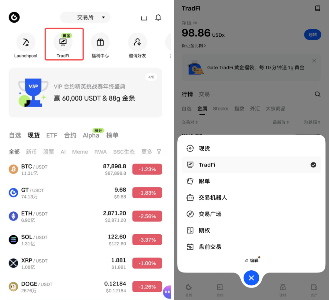 一个App搞定全球市场！用USDT炒黄金、美股，Gate让你交易无国界_aicoin_图2