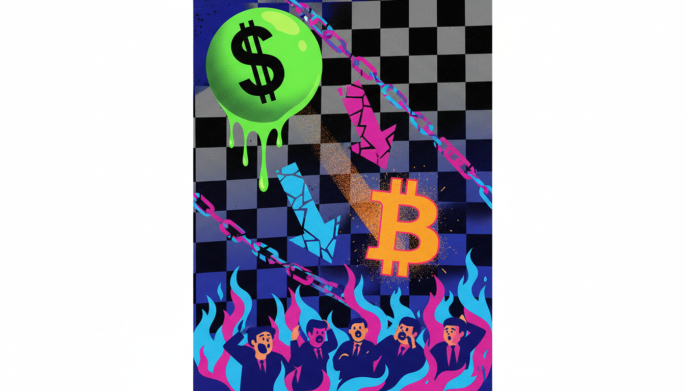 美元跌10%，比特币为何跟着趴？