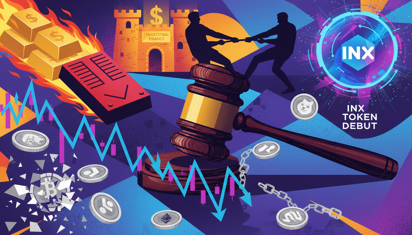 黄金急刹车、监管重拳与INX登场