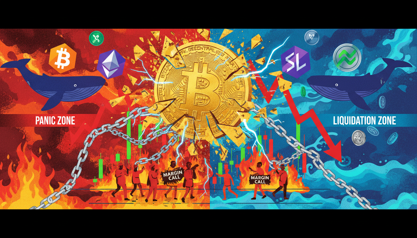 Bitcoin falls below 83,000: Leverage cleanup after 1.7 billion forced liquidations.