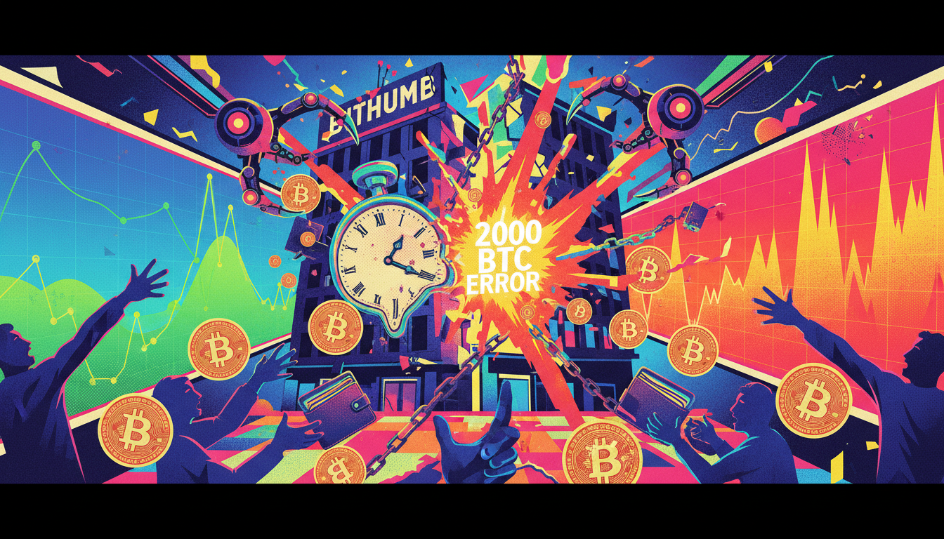 The Five-Minute Scare of Bithumb's Accidental Release of 2,000 Bitcoins