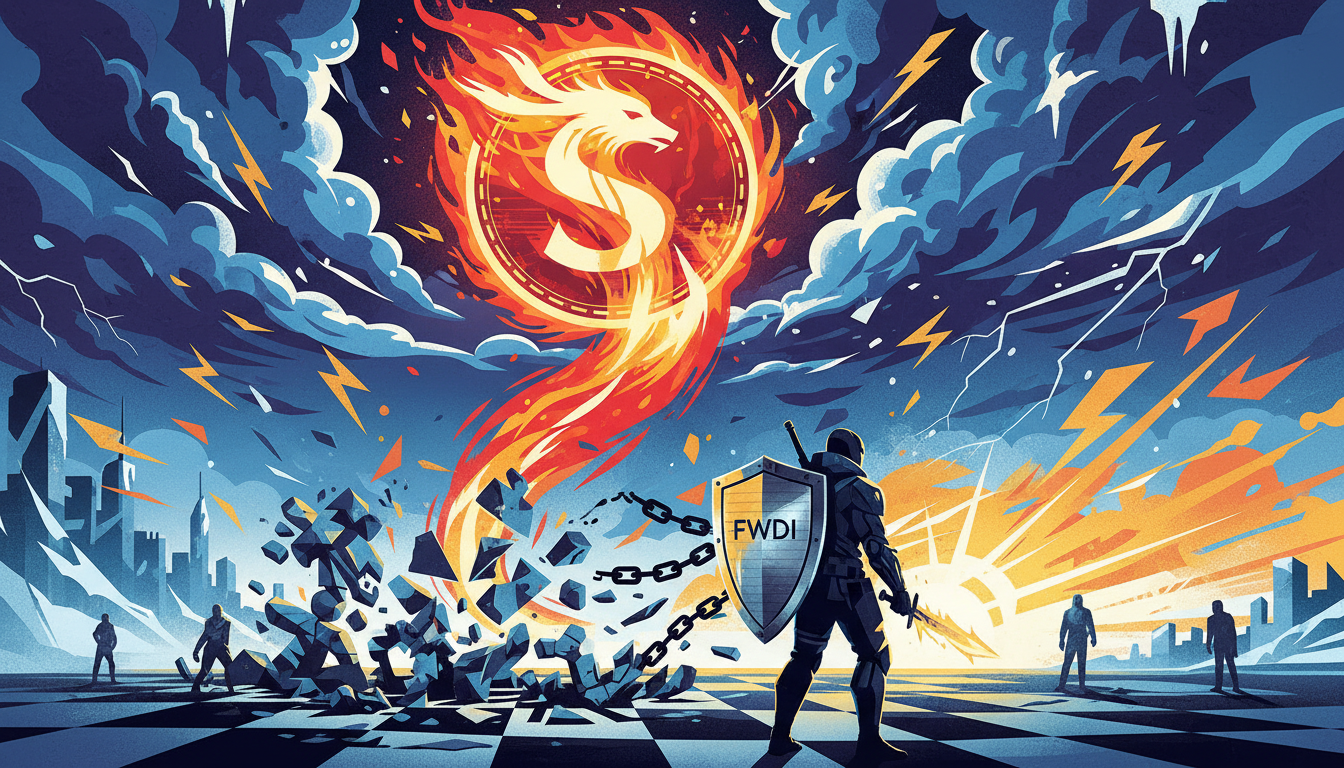 Debt-free and light: FWDI's reverse expansion in the crypto winter