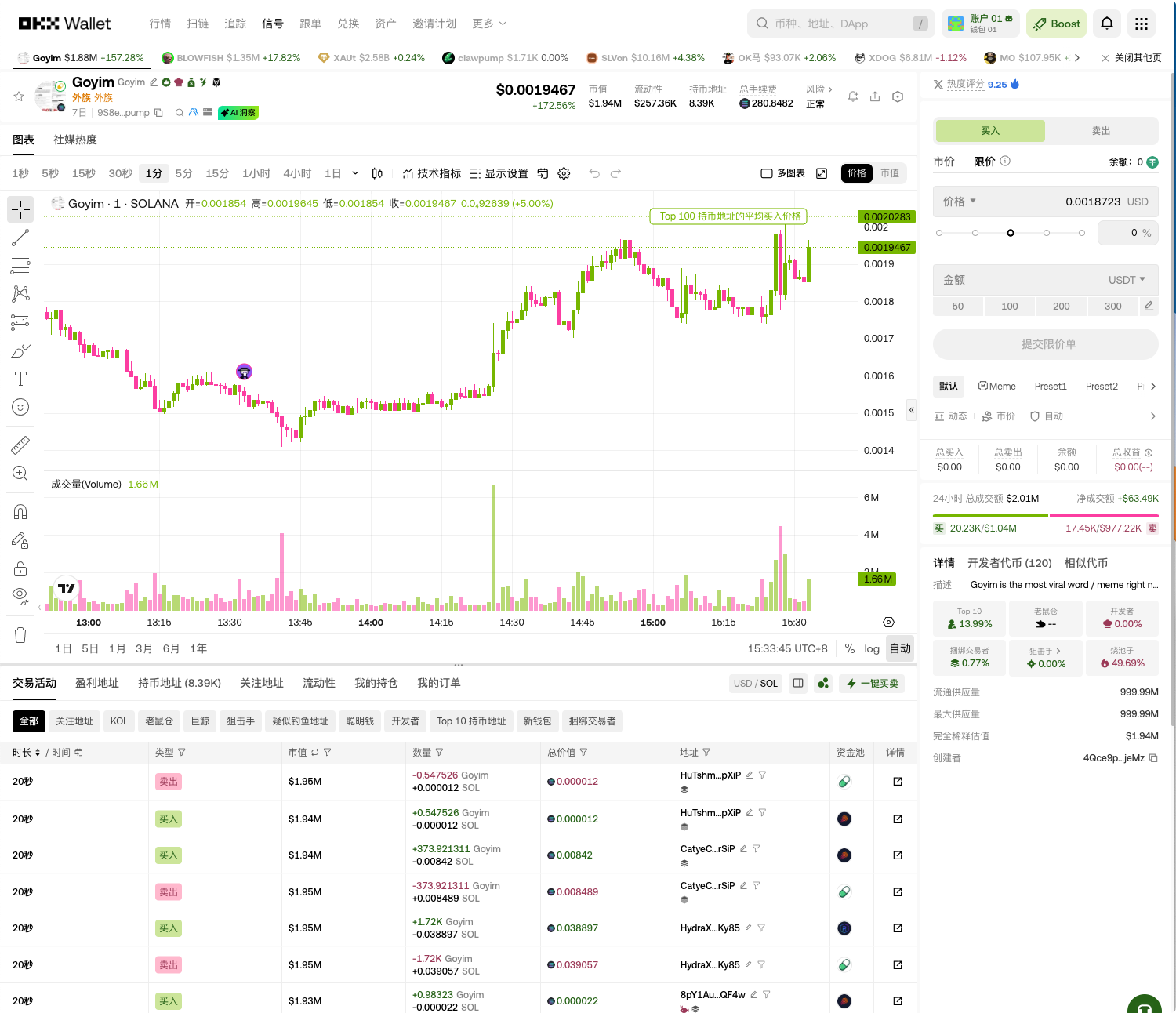 From Signal to Harvest: OKX Signal Module + Rapid Trading, Create Your Automated "Dog Catching" Closed Loop_aicoin_Image2
