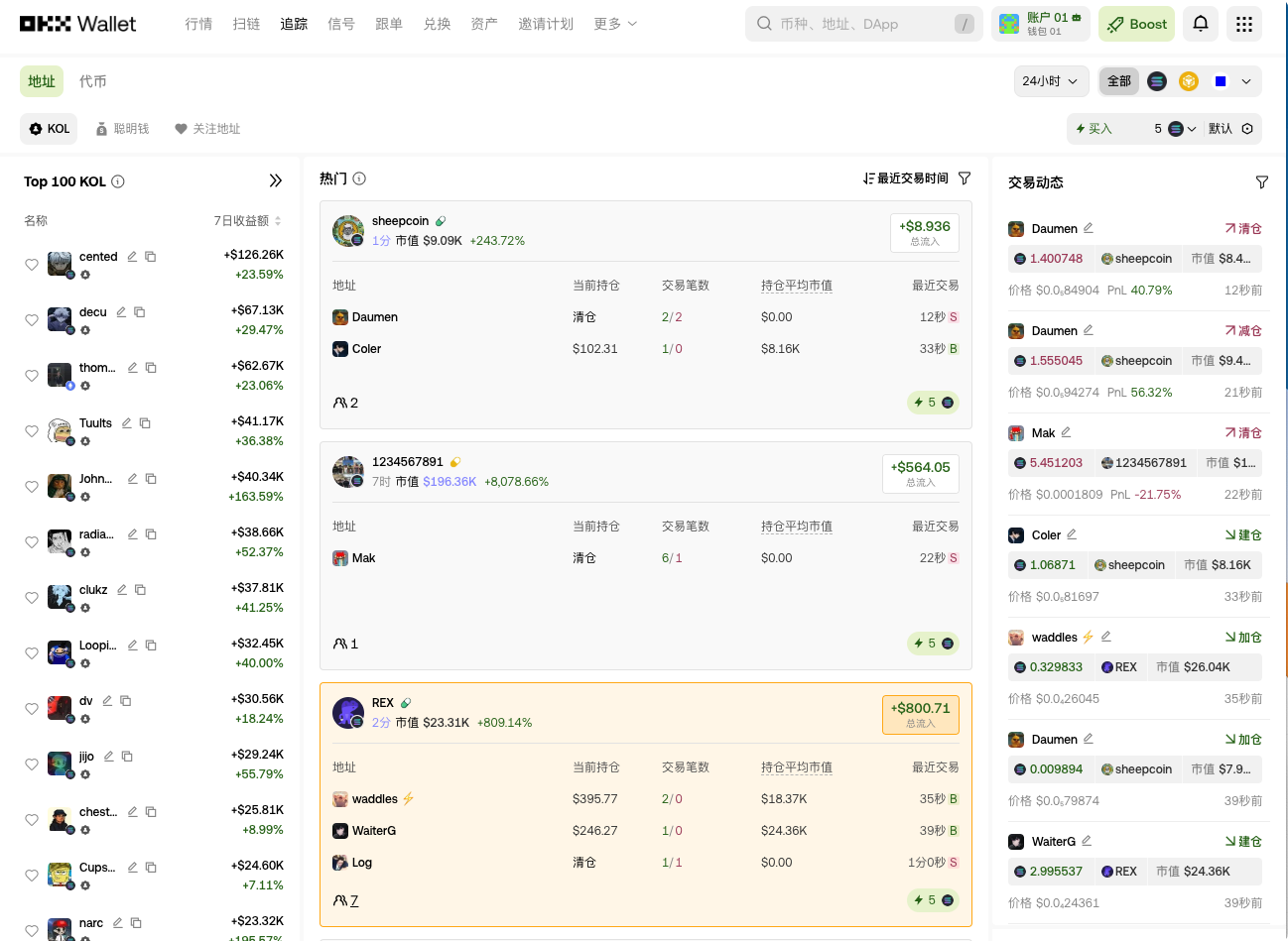 Precisely Chase the Dogs! Step-by-step Guide to Building Your Own OKX Wallet 'Smart Money' Intelligence Database_aicoin_img2 Precisely Chase the Dogs! Step-by-step Guide to Building Your Own OKX Wallet 'Smart Money' Intelligence Database_aicoin_img2