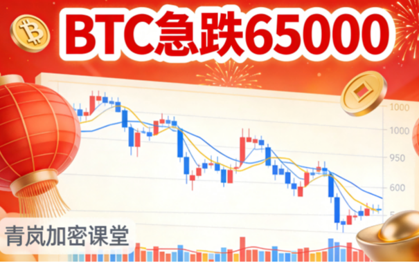青岚加密课堂：2月23日 BTC 解读 | 恐慌拉满！币市急跌解析