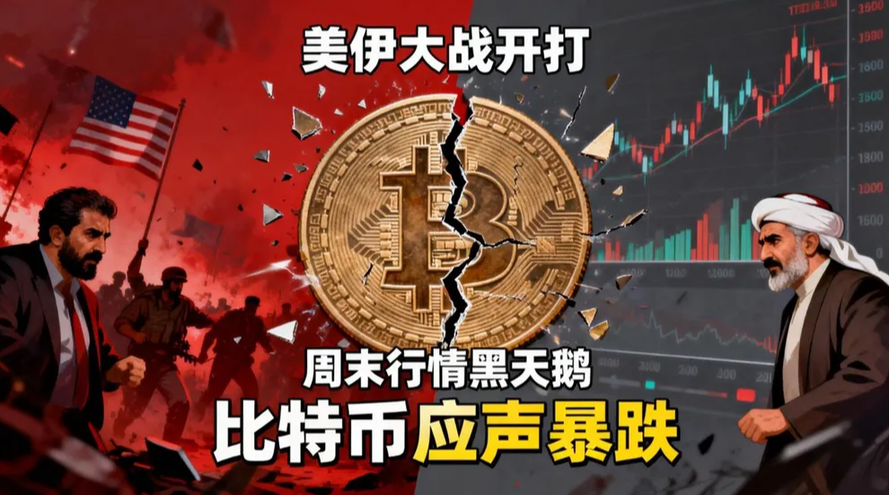 战争警报拉响！美伊大战引爆全球恐慌，大饼6万4被击穿，这波黑天鹅还有多恐怖？