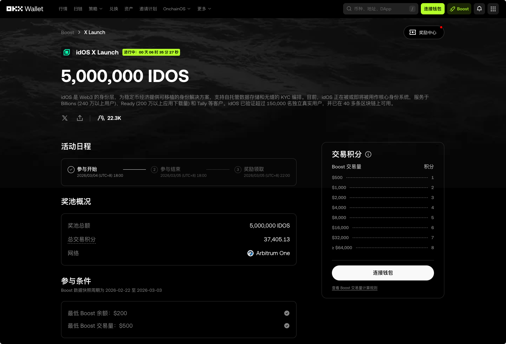 500 万 IDOS 奖励，速上车！_aicoin_图2