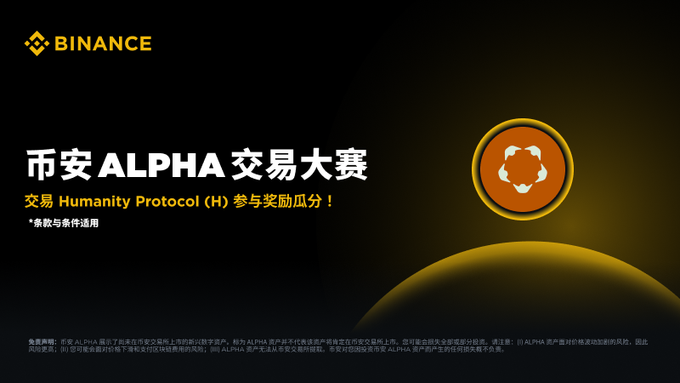 🔥王炸：Humanity Protocol (H) 20万刀交易赛开火！阳光普照至 5000 位，第一名独享 25,000 H！_aicoin_图1