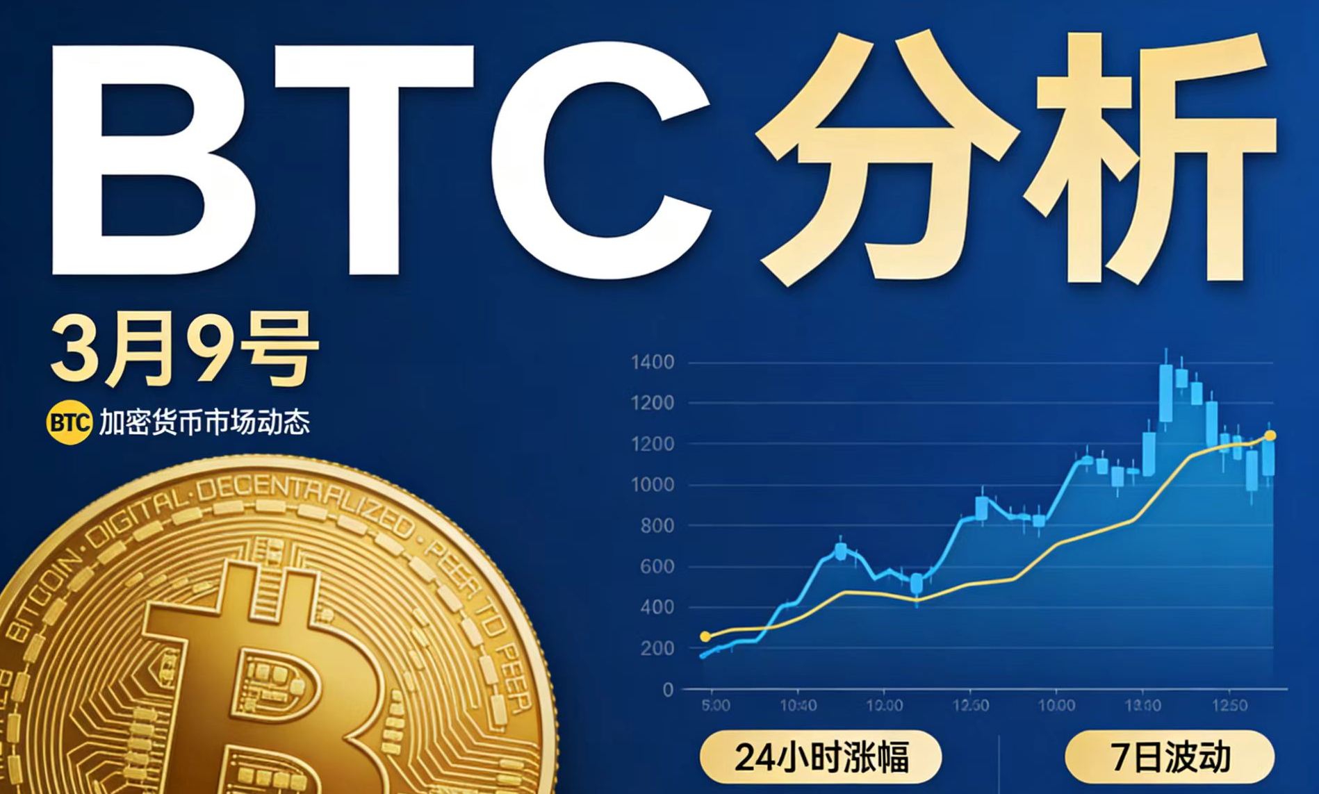 3/9 BTC行情分析，暴跌爆拉即将发生你准备好了吗？
