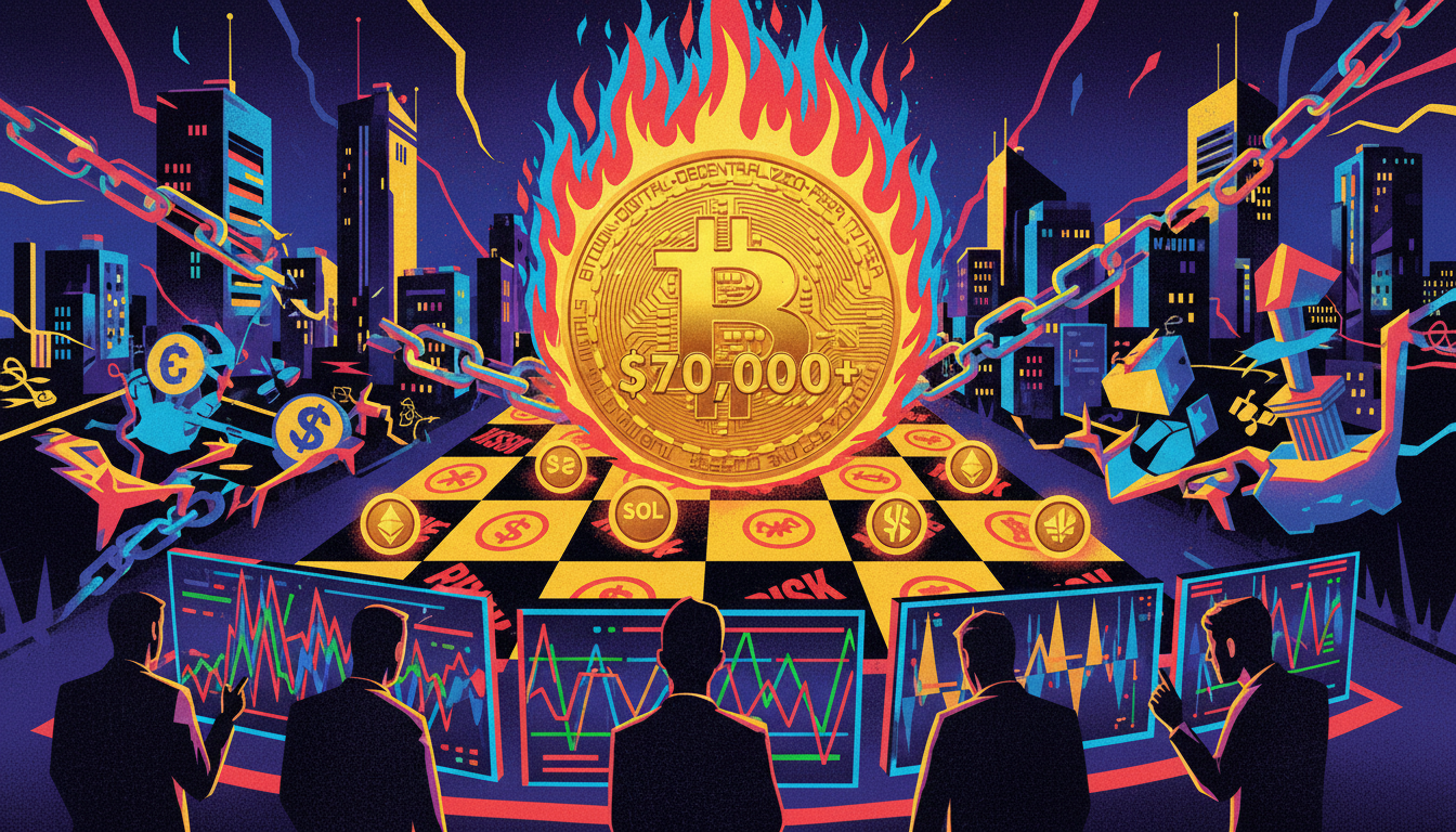 比特币再上7万美金：资金情绪在押注什么