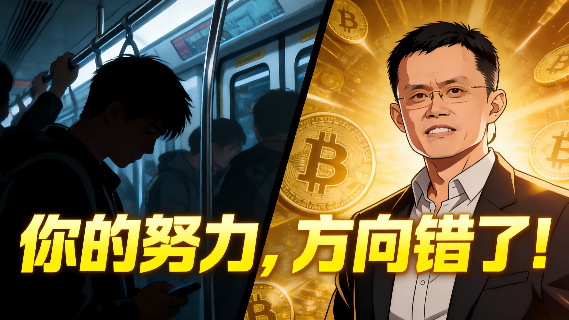 比特币暴涨的本质，是一场【看不见的阶层洗牌】