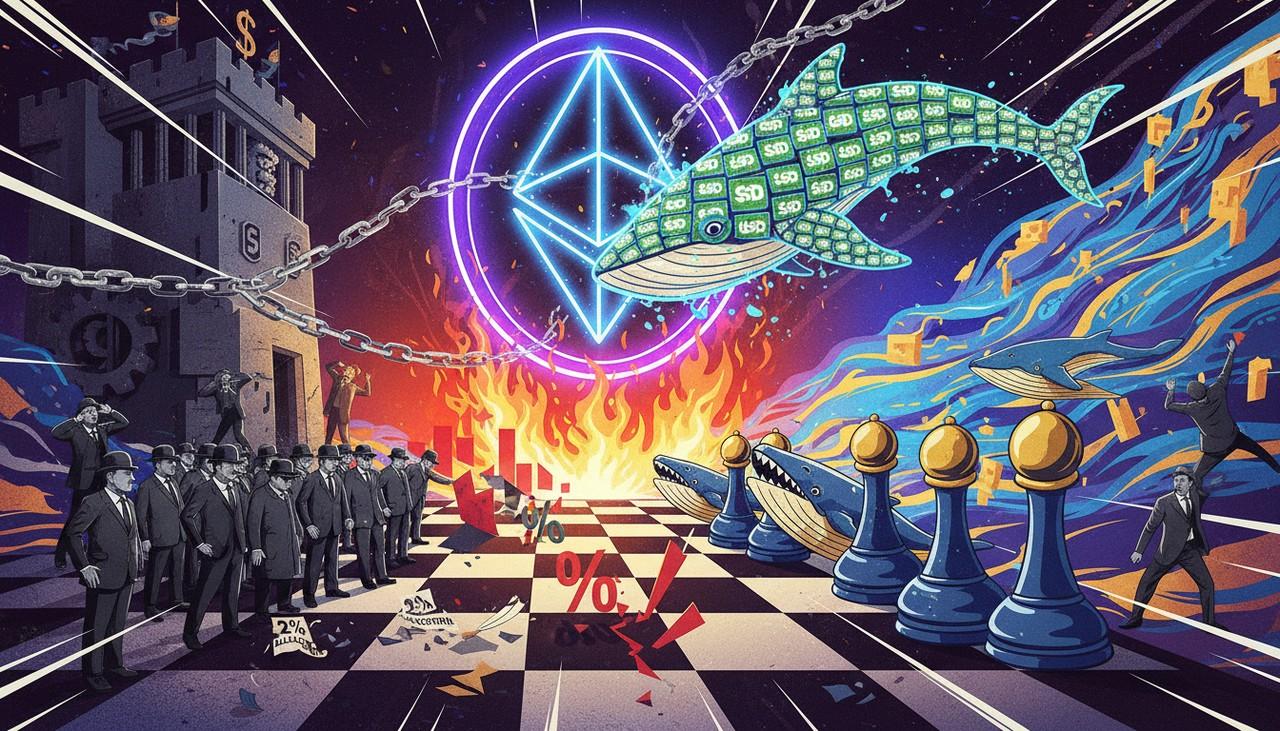 鲸鱼满仓以太坊：谁在对抗机构谨慎？