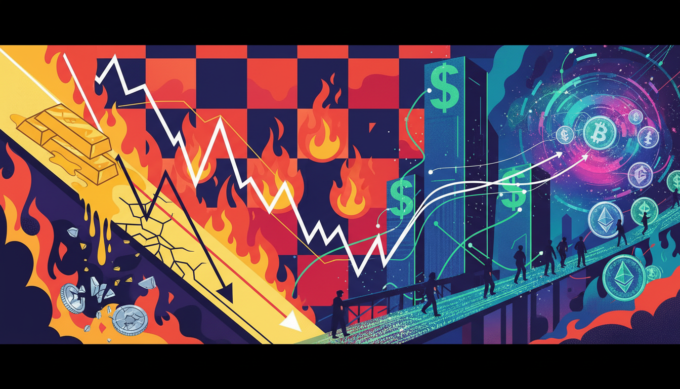 黄金暴跌11%，避险资金正改道何处