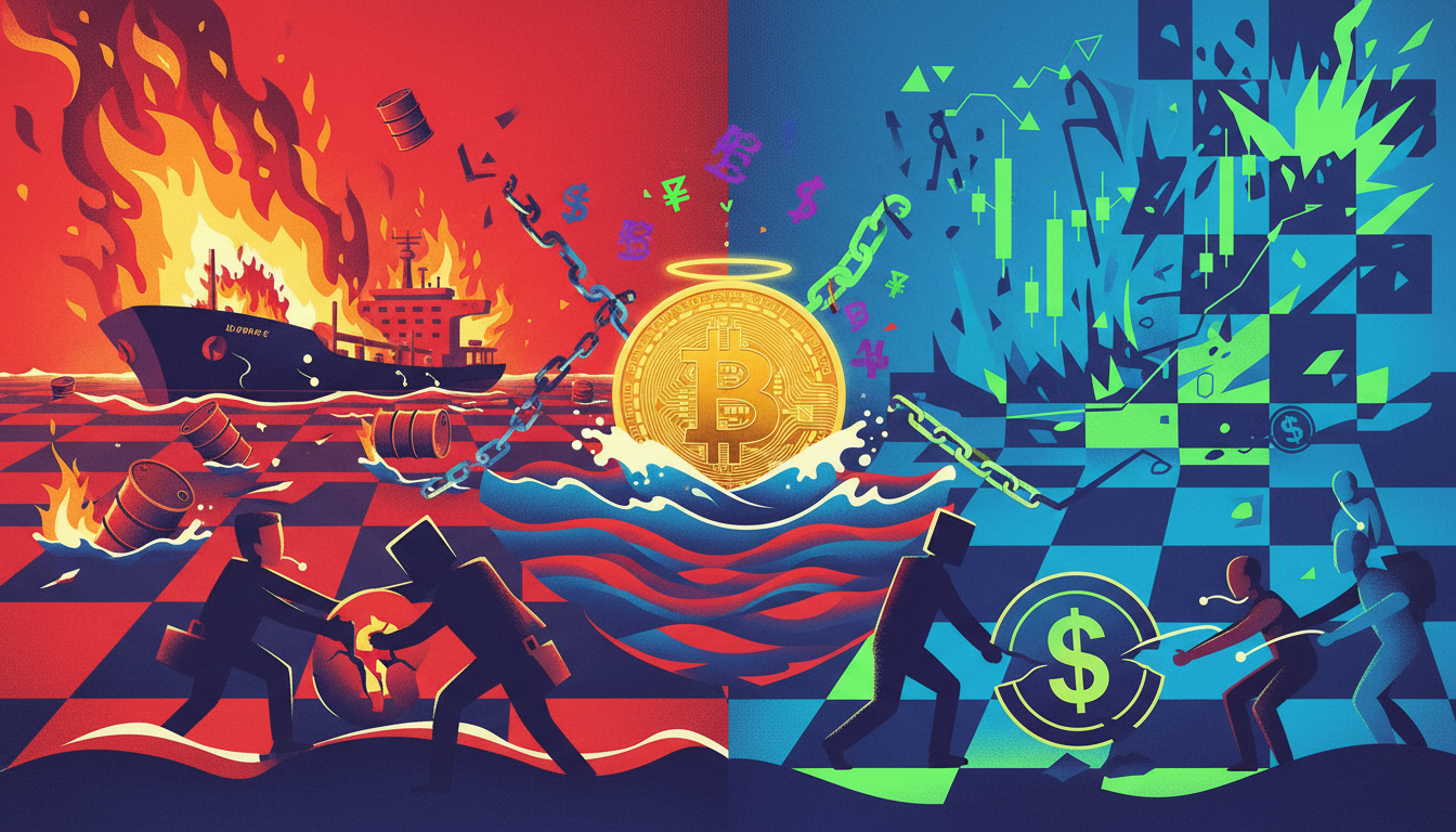 霍尔木兹风暴下，比特币成了谁的避风港？