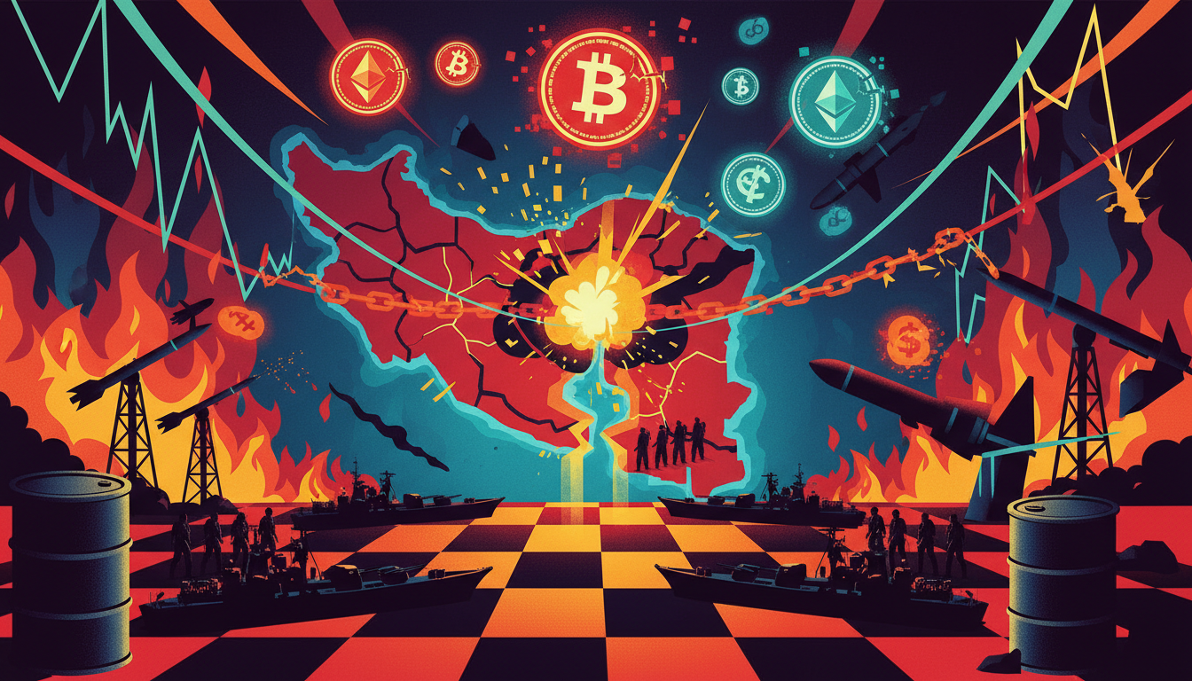 中东火线升级：油价阴云下的加密抉择