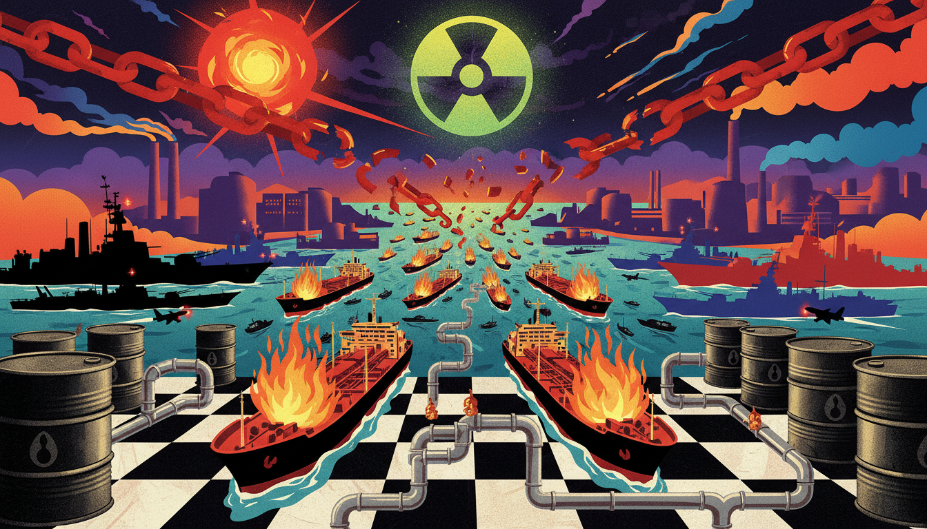 霍尔木兹火药桶：伊朗与美英的能源对决