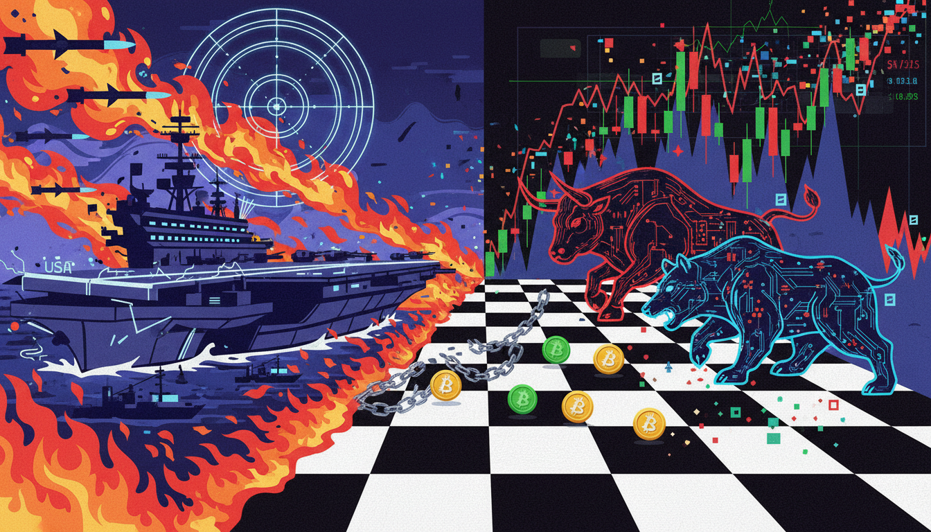 伊朗放狠话、美舰逼近：加密市场在赌什么