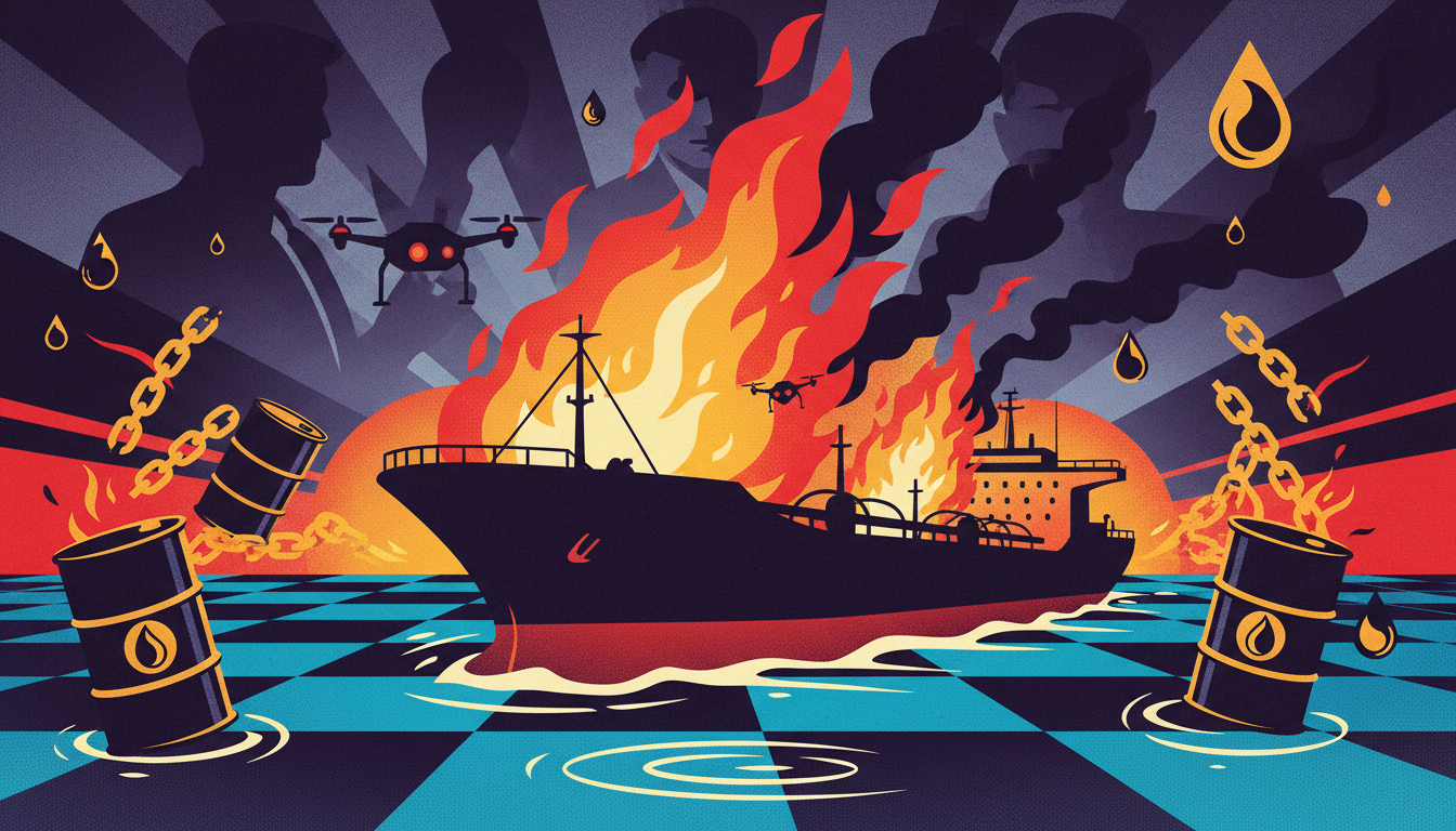 黑海油轮遇袭：100万桶原油的震荡漩涡