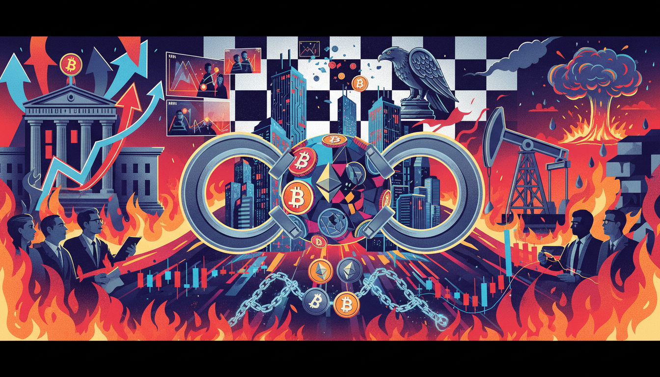 美股踏入调整区：鹰派与战火夹击加密