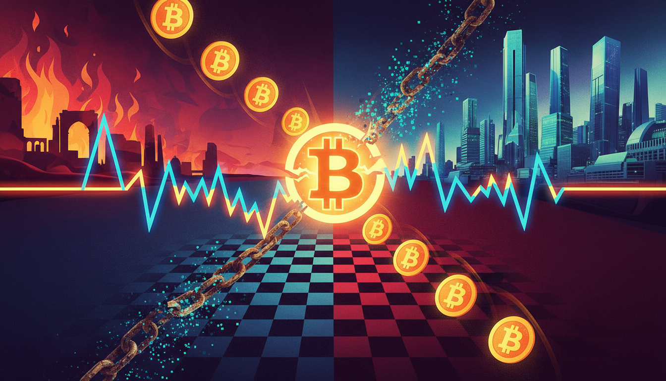 Under the game of the ceasefire between the United States and Iran, why did Bitcoin rise first and then fall back?