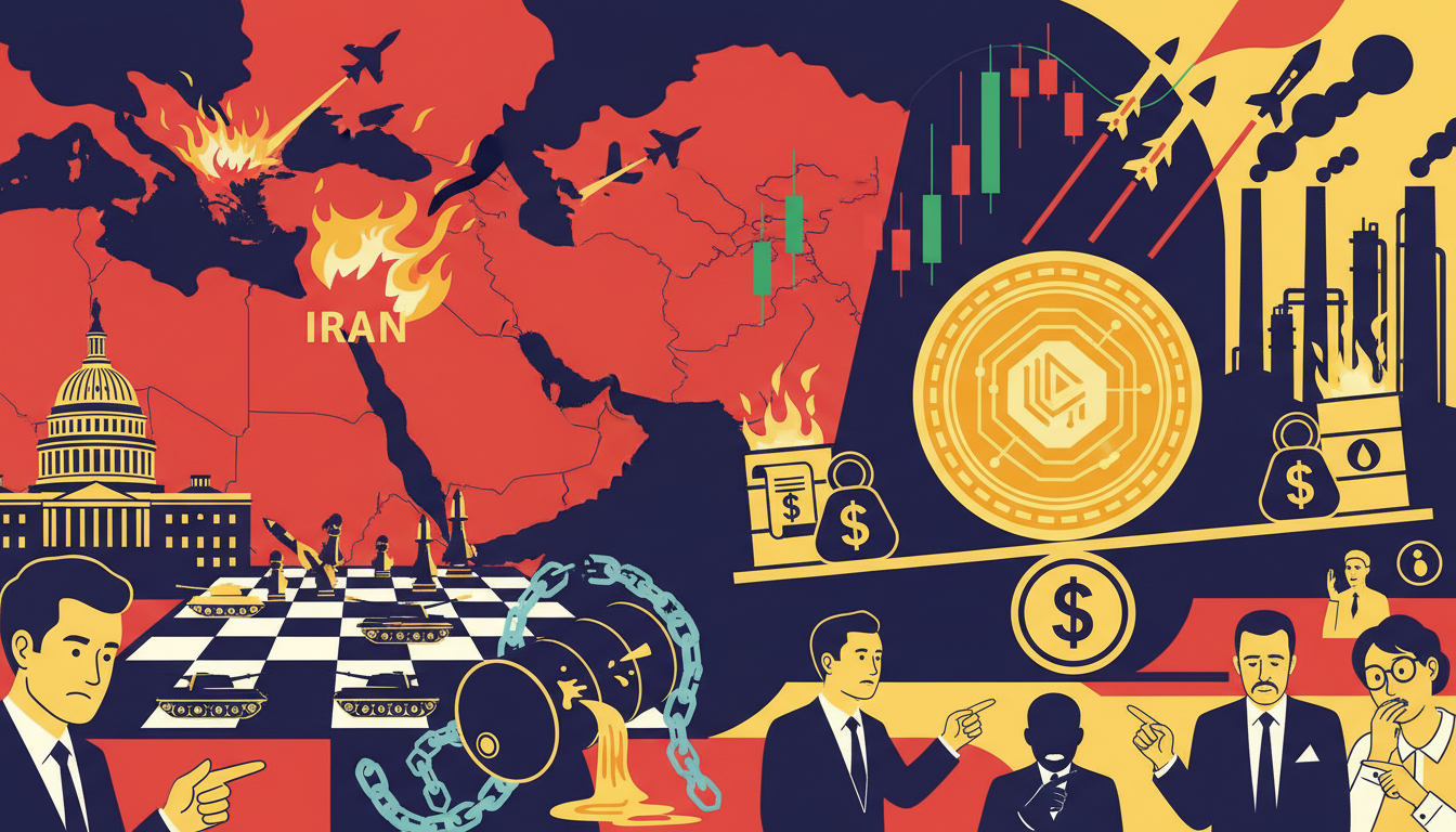 The escalation of the U.S.-Iran frontline: Energy shocks and the battle for crypto safe-haven.