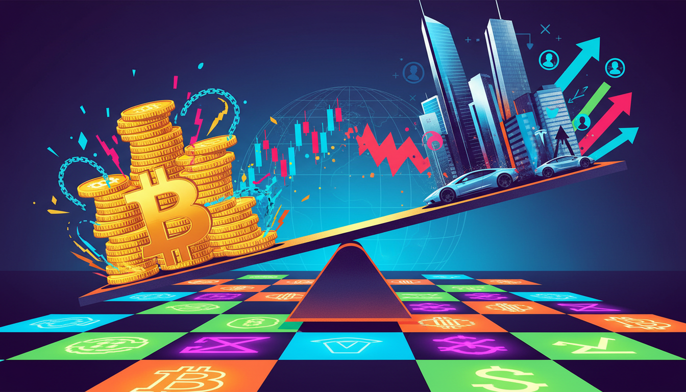 Bitcoin drops to 14th in market value: Behind the rise of tech stocks.