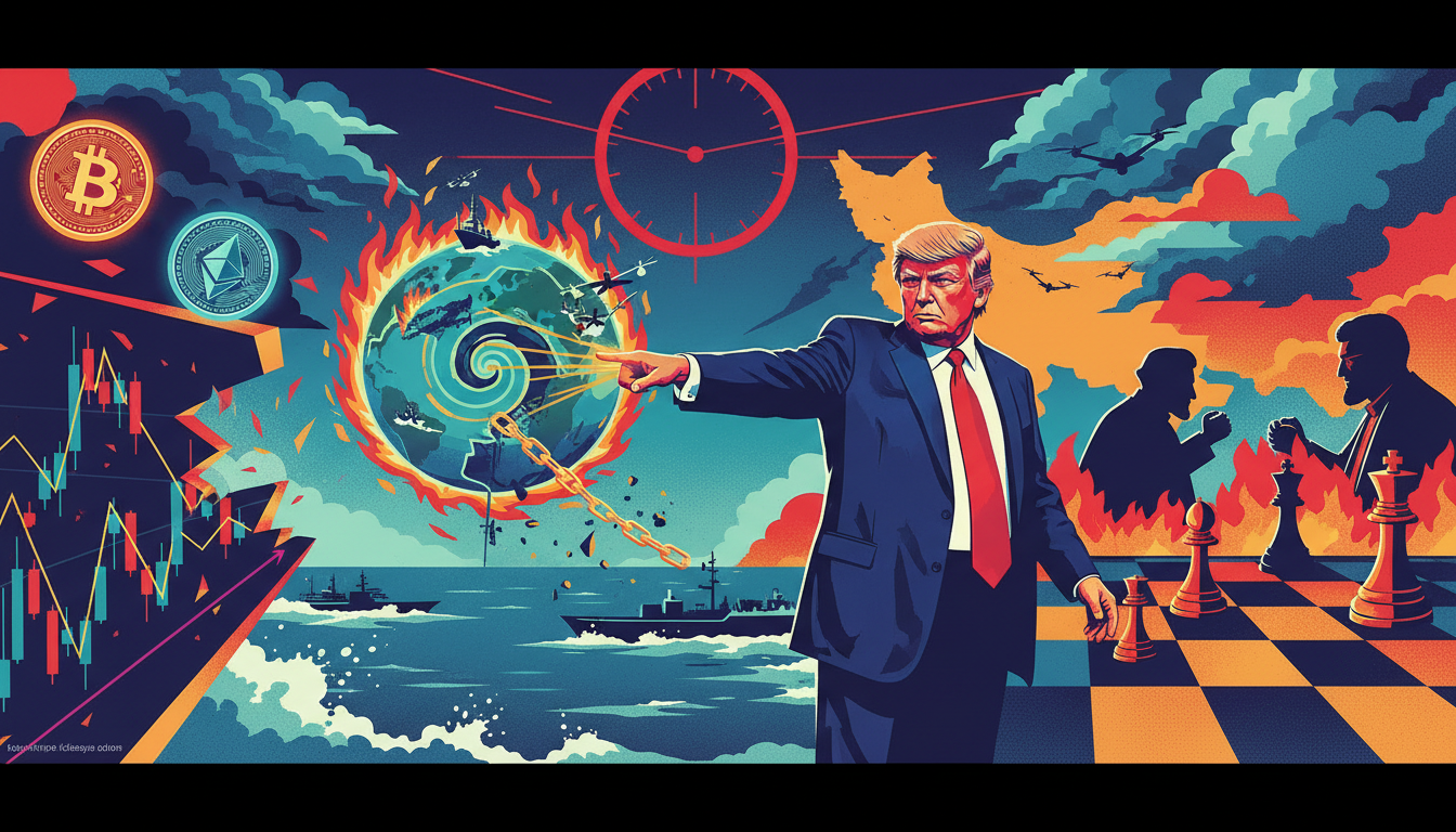 特朗普对伊朗下最后通牒，加密市场在恐慌边缘