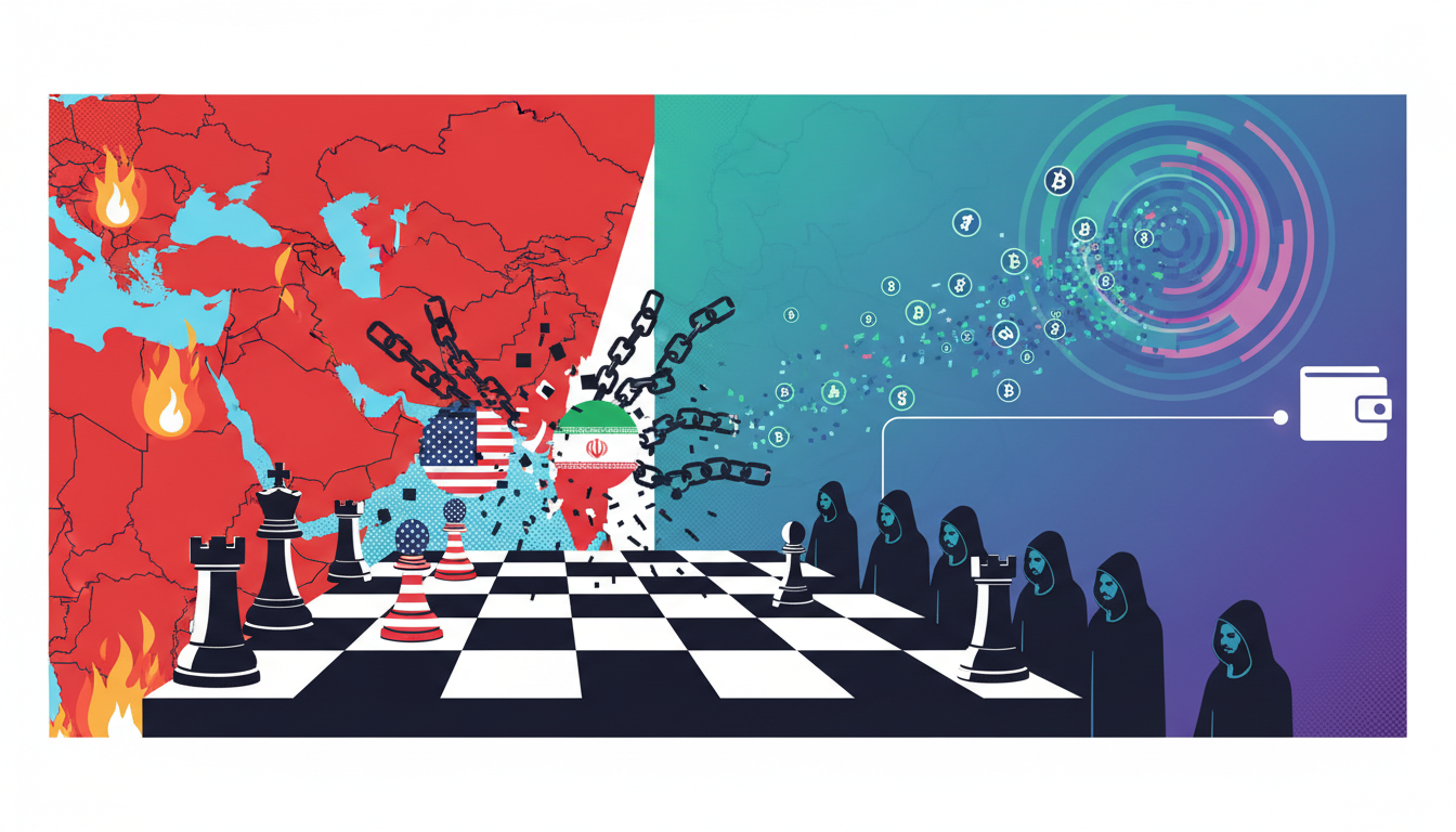 The undercurrents on the blockchain amid the tough standoff between the United States and Iran.