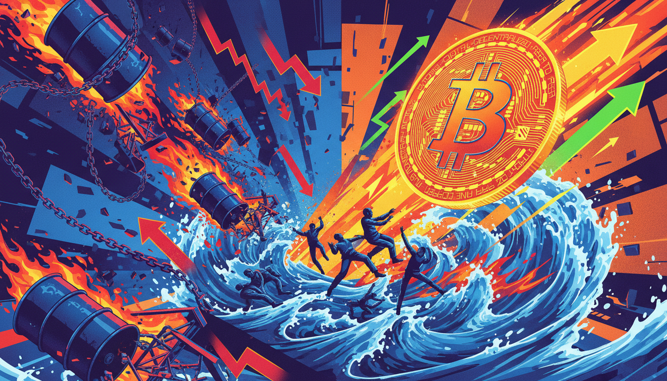 停火换来暴跌与暴涨：比特币对冲原油