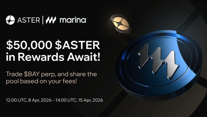 独享5W刀奖池💰 $BAY 霸气登陆 Aster！独享 $50,000 奖池，1.2x 积分加成助你赛季末超车！_aicoin_图1