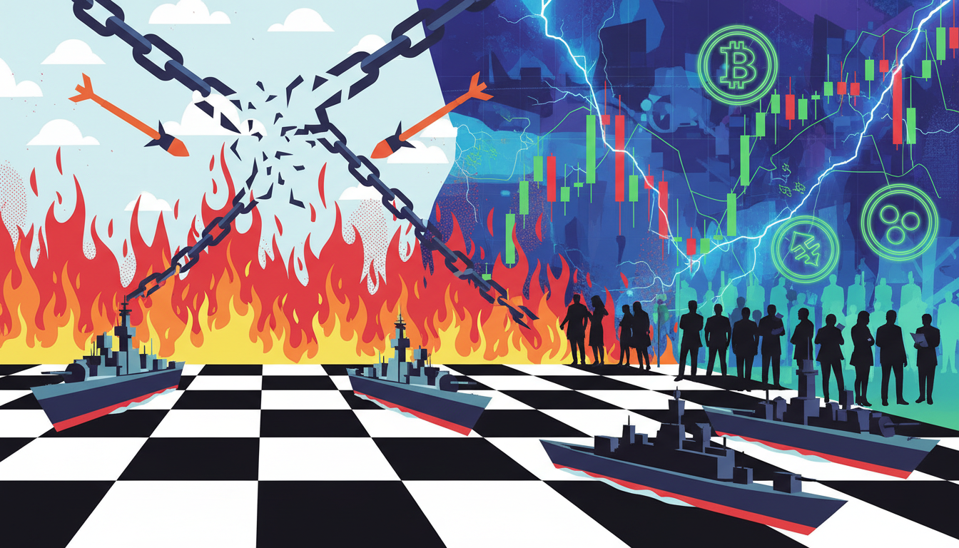 美伊封锁升级：加密市场的新风险定价